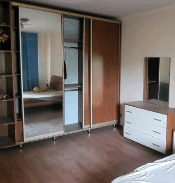 2 бөлмелі пәтер, жалпы ауданы 62 ш.м., соның ішінде тұрғын ауданы 36,7 ш.м.